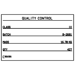 Specification plate 09