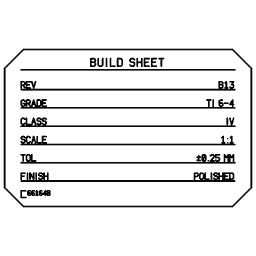 Specification plate 15