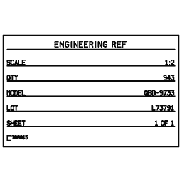 Specification plate 17