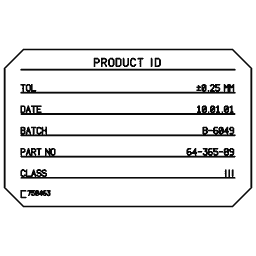 Specification plate 19