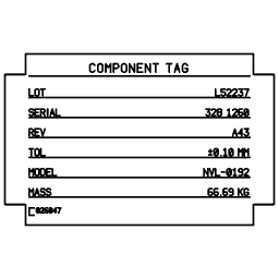 Specification plate 23
