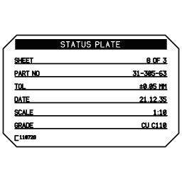Specification plate 24