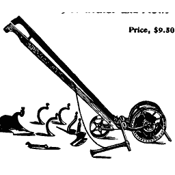 Wheel hoe with attachments