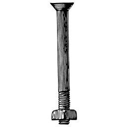 Collar headed bolt