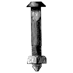 Carriage king bolt