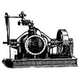 Geared drum machine