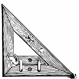 Triangular gauge square