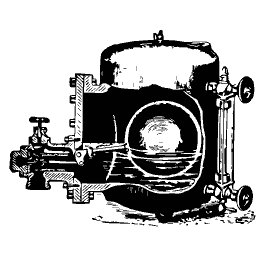 Horizontal engine cylinder