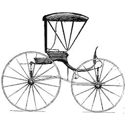 Top buggy with standing hood