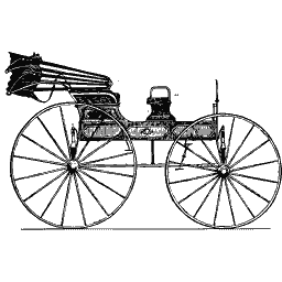 Buggy with folded top 01