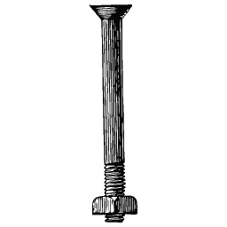 Collar headed bolt