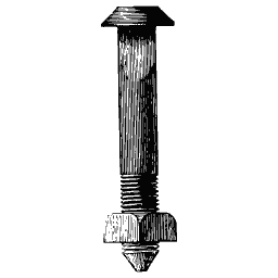 Carriage king bolt