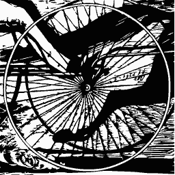 Carriage wheel and axle