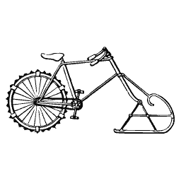 Bicycle with runners