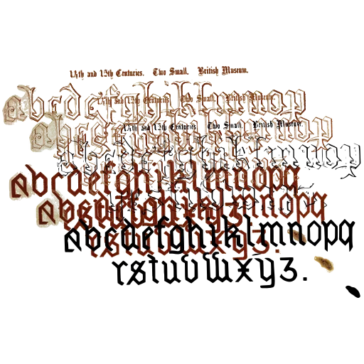 Small lombardic lowercase