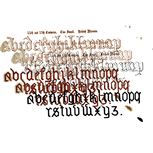 Small lombardic lowercase