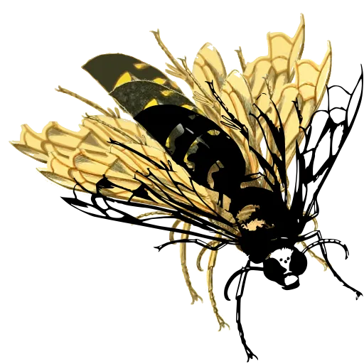 Bee in flight 01