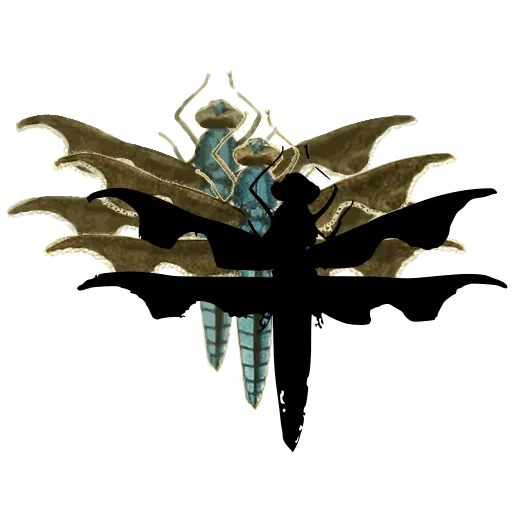Dragonfly with dark wings 02