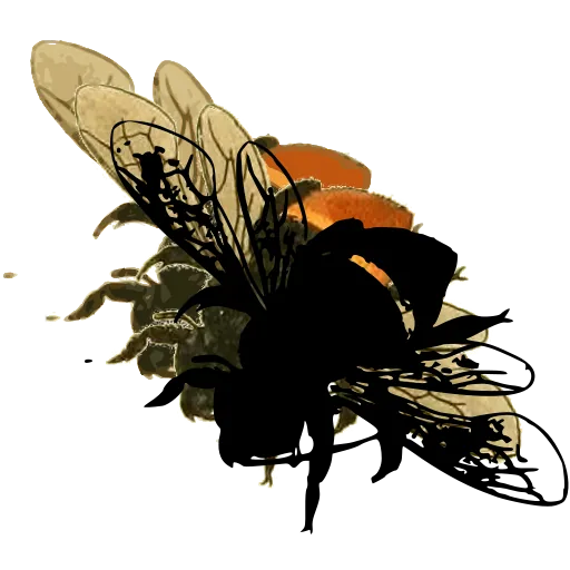 Bee in flight 04