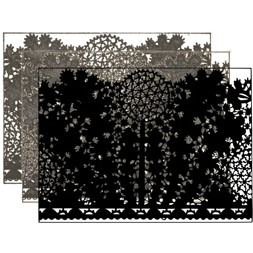 Globe flower bush panel
