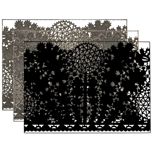 Globe flower bush panel