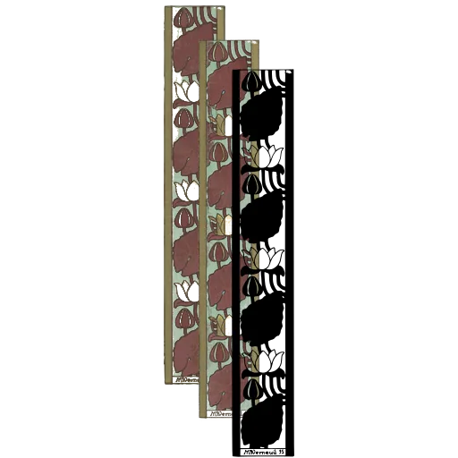Bud chain border strip