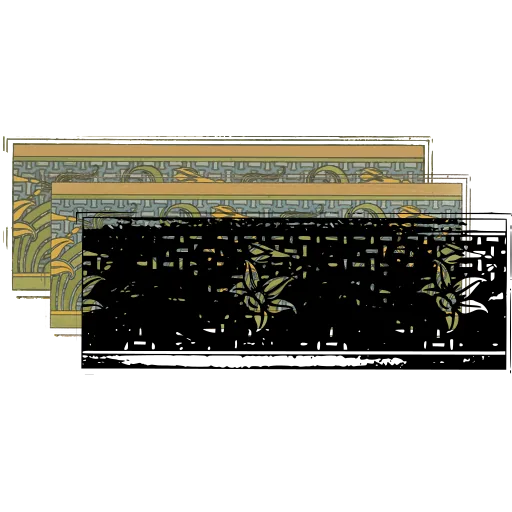 Small flower border band