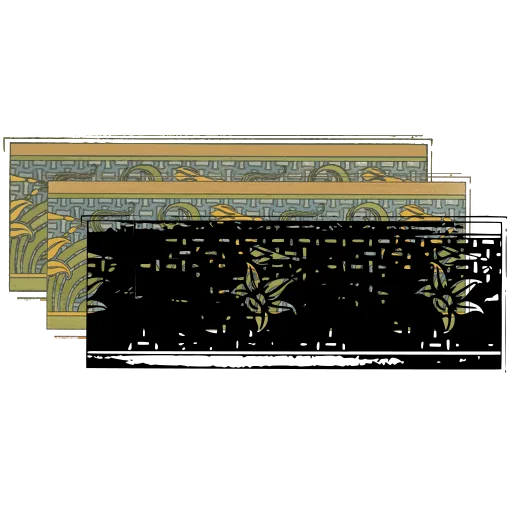 Small flower border band