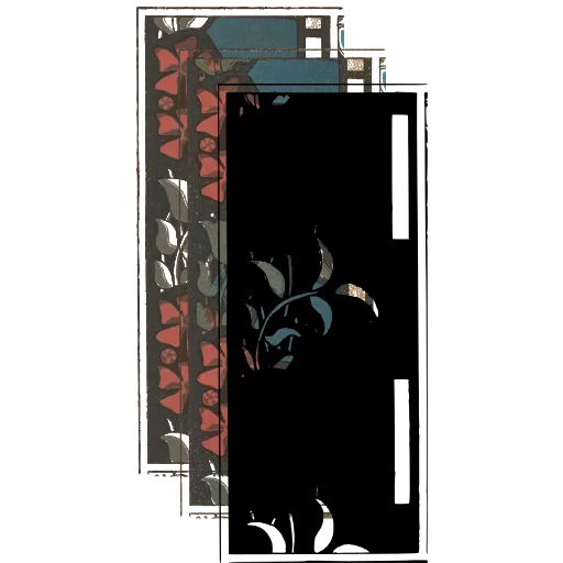 Sprig on dark panel