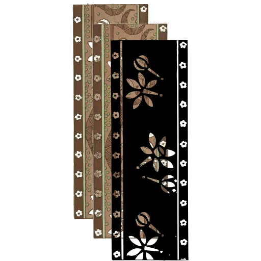 Star flower border strip
