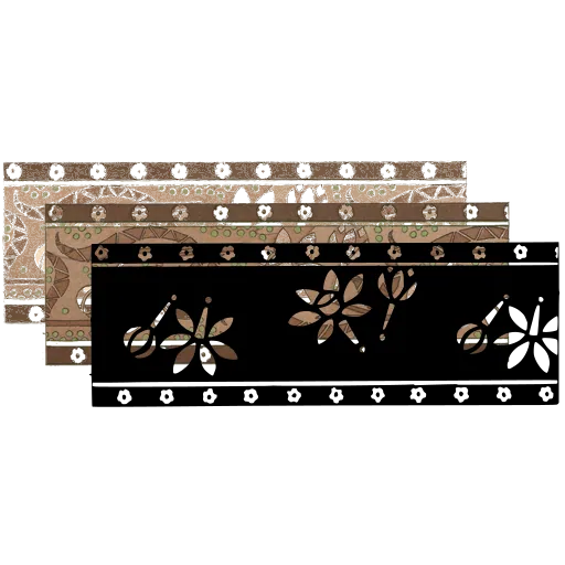 Star flower border strip