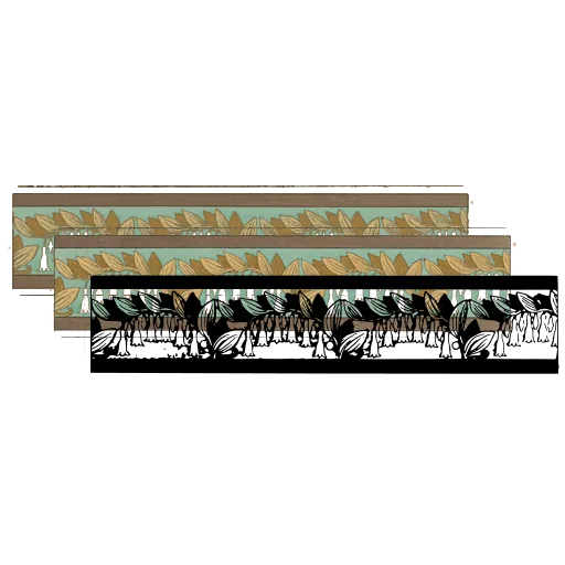 Leafy repeat border band