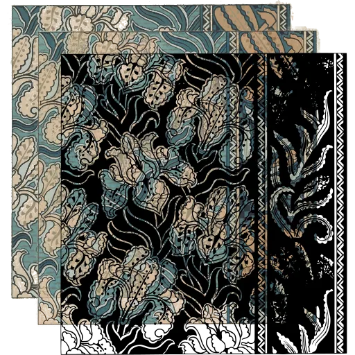 Blossom panel with edge strip