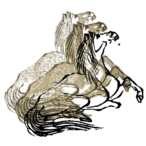 Rearing horse
