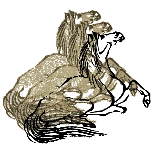 Rearing horse