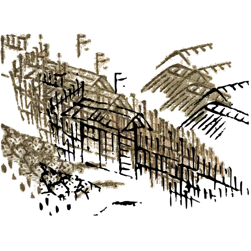Fenced buildings