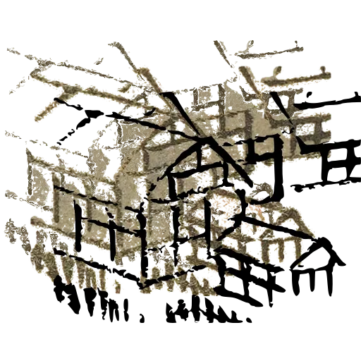 Village buildings