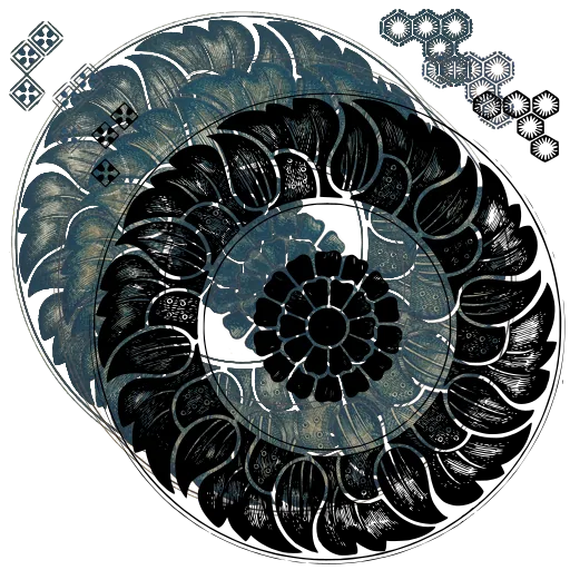 Chrysanthemum roundel 01