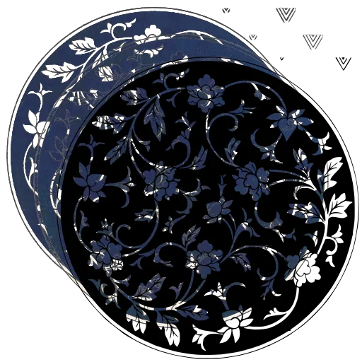 Floral roundel 01