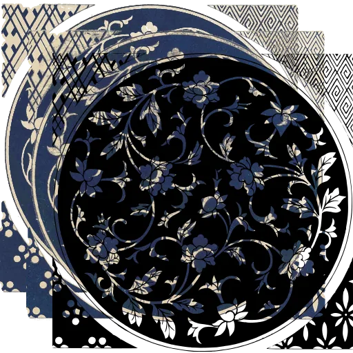 Floral roundel 01