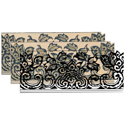Flower scroll band