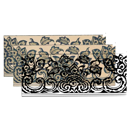 Flower scroll band