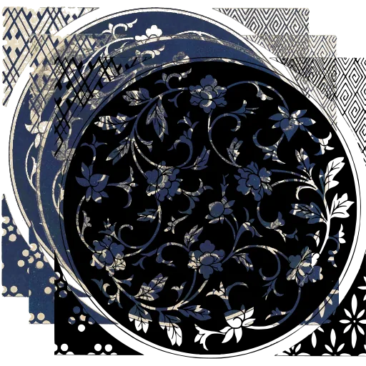 Floral roundel 02