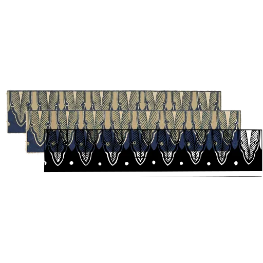 Petal fringe border