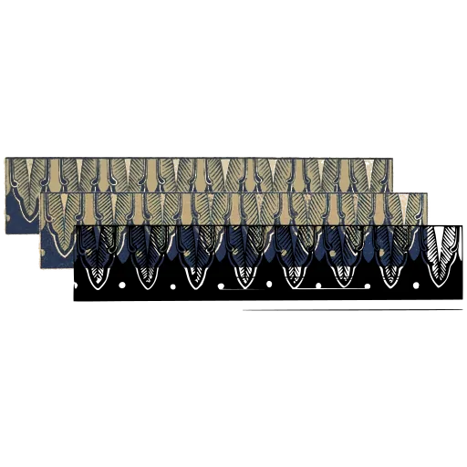 Petal fringe border
