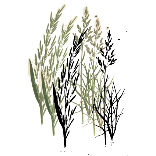 Grass with dense panicle