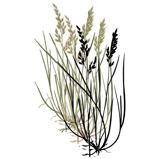 Grass with branched panicles