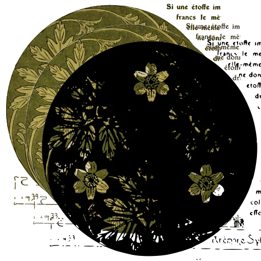 Flower roundel design