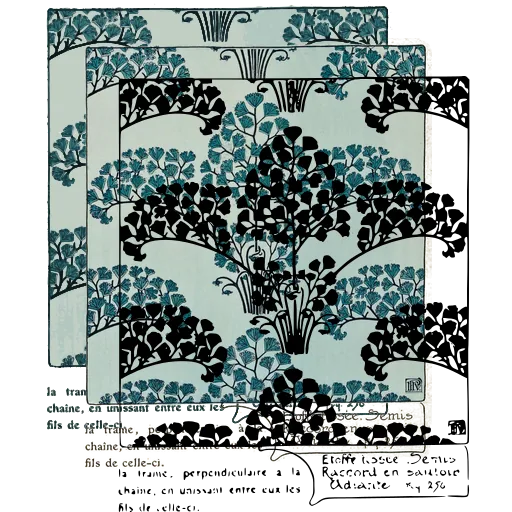 Fern tile pattern 02