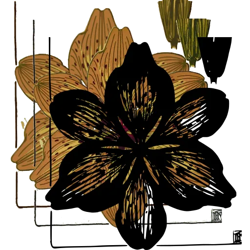 Stylised lily